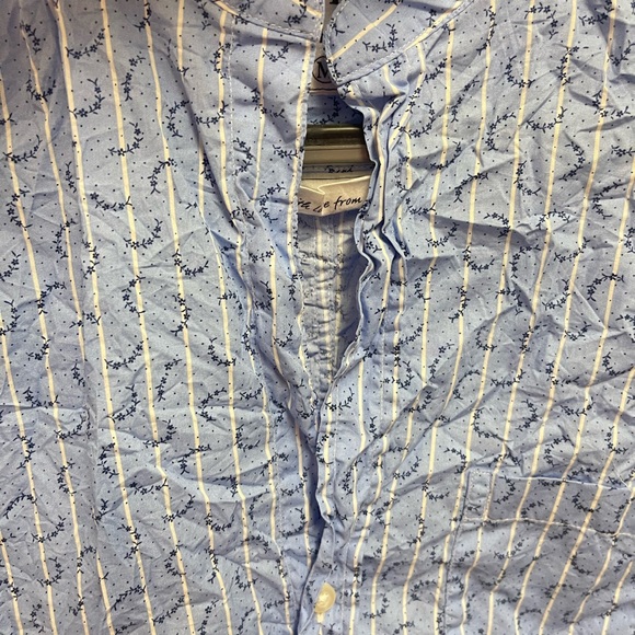 Frank & Eileen Blue Pattern Barry Button Down - Picture 9 of 11